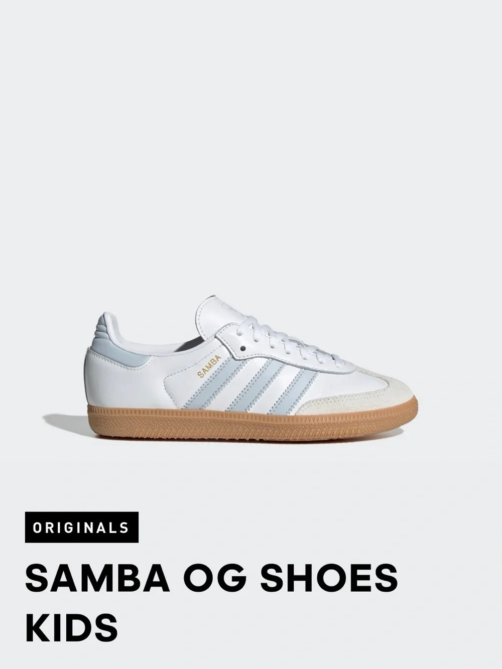 Adidas Samba OG White / Light Blue Sneakers